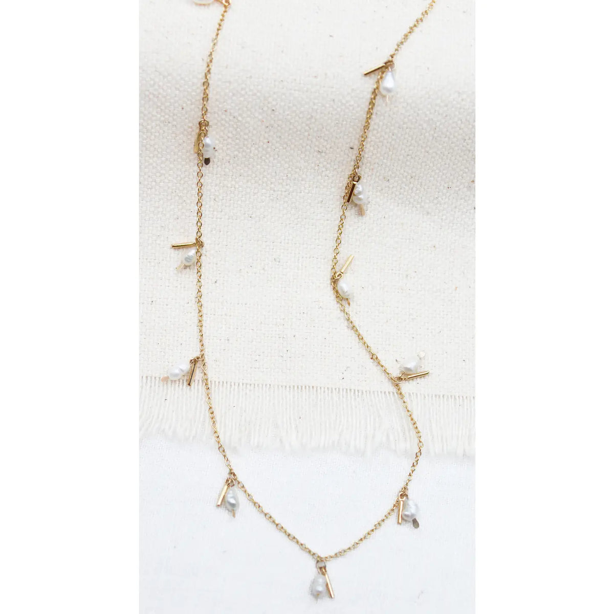 Pearl Fringe Necklace