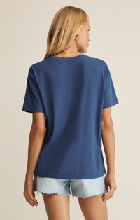 American Boyfriend Tee in True Navy