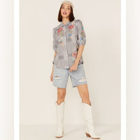 Jordan Lisbon Floral Shirt Size XS