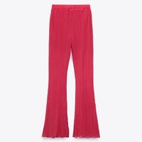 NWT Pink Pleated Flares Size Small