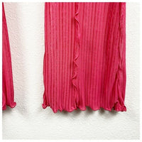 NWT Pink Pleated Flares Size Small