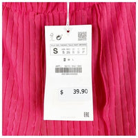 NWT Pink Pleated Flares Size Small