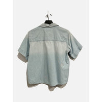 The County Top Short Sleeve Button Down in Riverbed Wash - 1