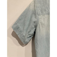 The County Top Short Sleeve Button Down in Riverbed Wash - 1