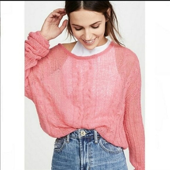 Angel Soft Pullover in Bubblegum Pink‎