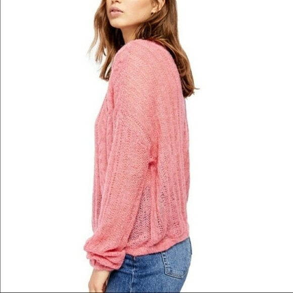 Angel Soft Pullover in Bubblegum Pink‎