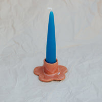 Floral Candlestick Holder ~ Strawberry