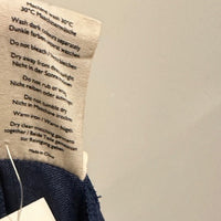 Tailored Trousers Yarn-dyed Linen in Midnight Blue