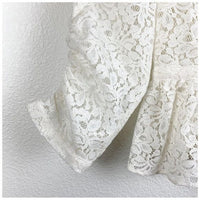 Meadow Rue Ivie Ruffled Lace Top Size 0
