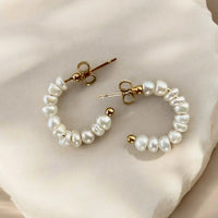 Tessa Pearl Hoops