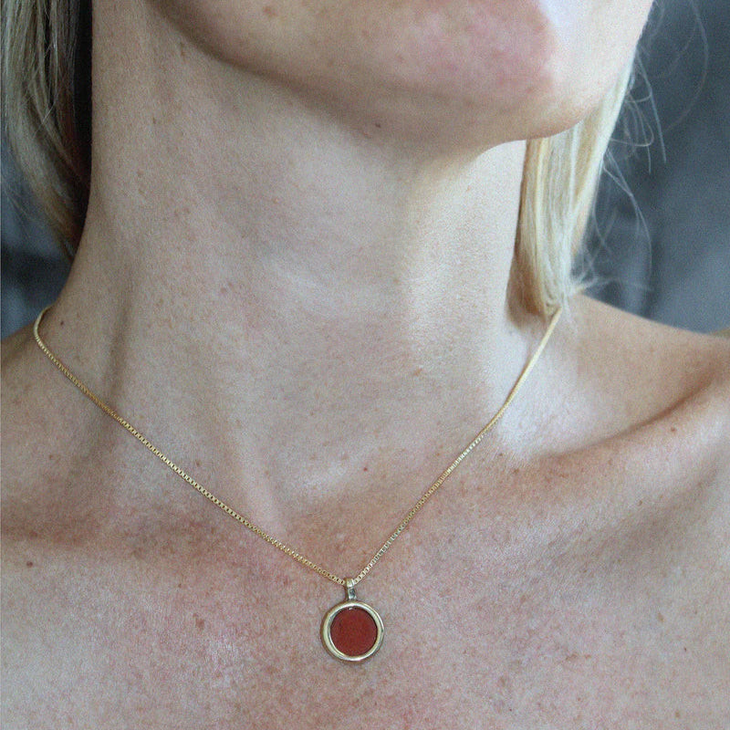 Mare Necklace - Red Jasper