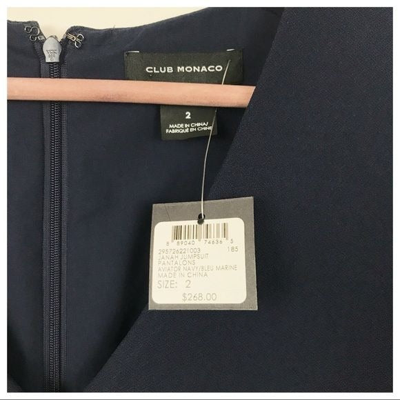 NWT Janah Jumpsuit in Aviator Navy Size 2