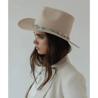 Turquoise Concho Hat Band