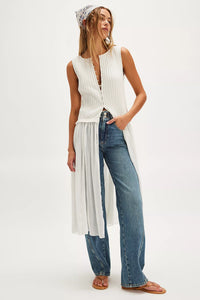 Twice as Nice Maxi Top in Ivory