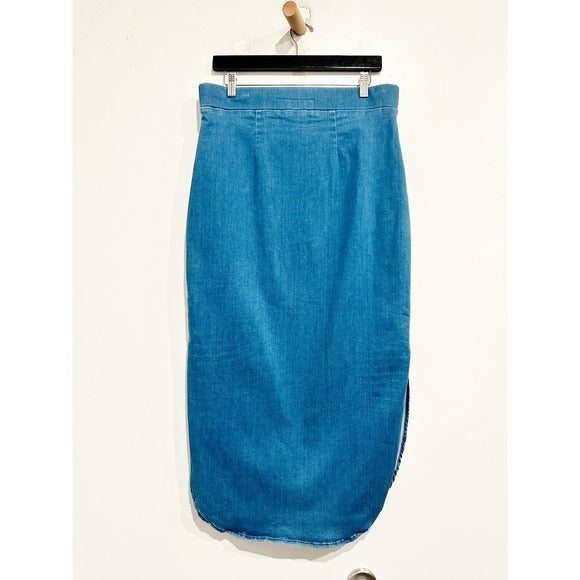 Donegal Unforgettable Midi Skirt in Medium Wash 1977 - 12