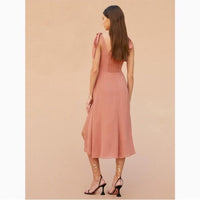 Twilight Midi Dress in Praline