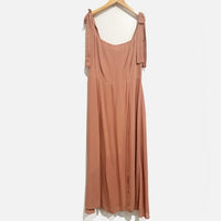 Twilight Midi Dress in Praline