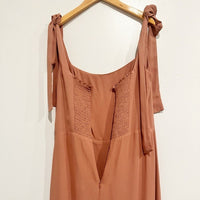 Twilight Midi Dress in Praline