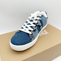 Bandana Embroidered Denim Sneakers
