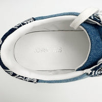 Bandana Embroidered Denim Sneakers