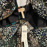 Verb by Pallavi Singhee Halter Cutout Sequin Midi Dress