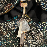 Verb by Pallavi Singhee Halter Cutout Sequin Midi Dress