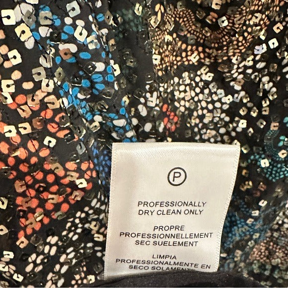 Verb by Pallavi Singhee Halter Cutout Sequin Midi Dress