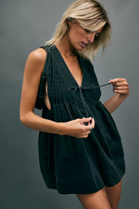 Webster Romper in Black Wash