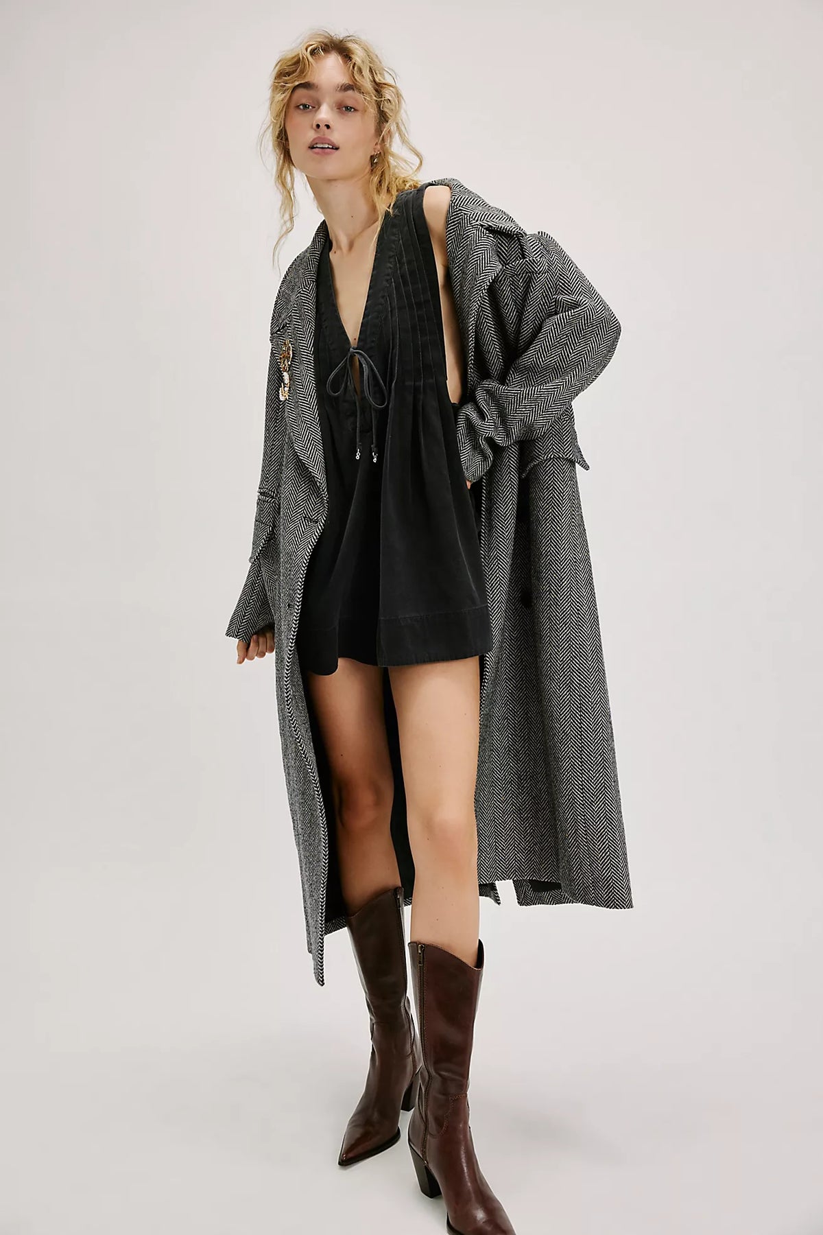 Webster Romper in Black Wash