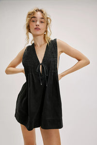 Webster Romper in Black Wash