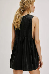 Webster Romper in Black Wash