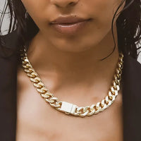 Will 18K Gold Classic Bold Chain Necklace