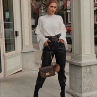 80's Corsy Faux Leather Pants