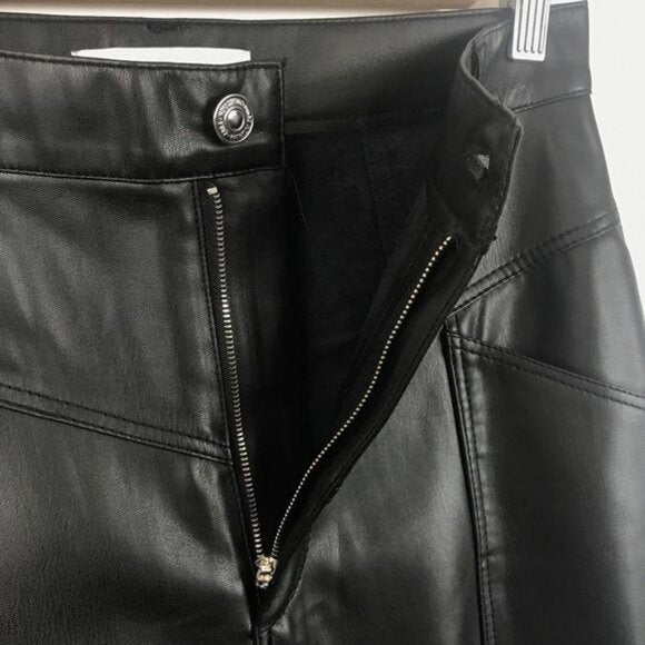 80's Corsy Faux Leather Pants