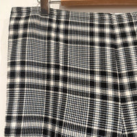 Honolulu Plaid Skinny Pant in Black/White/Blue Size 12