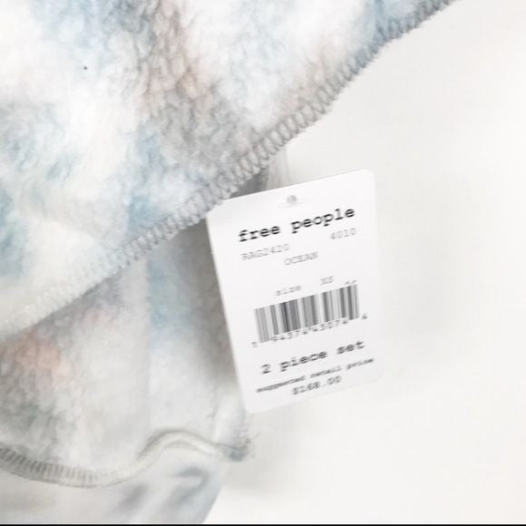 Free People Kelly Washed Set in Ocean Size XS