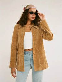 Yellowstone Jacket in Saddle Suede