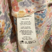 Linds Midi Dress in Rainbow Fields Size XS