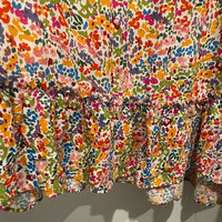 Linds Midi Dress in Rainbow Fields Size XS