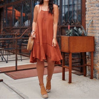 Heat Wave Tunic Dress in Terracotta Size XS