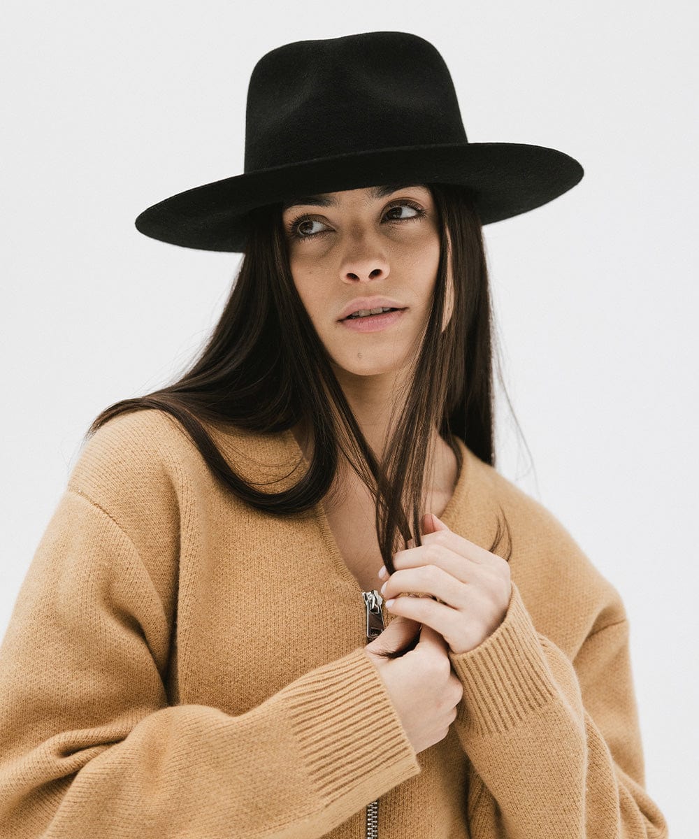 Zephyr Rancher Hat in Black