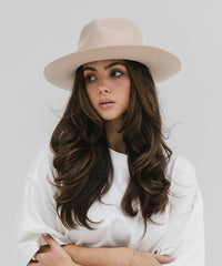 Zephyr Rancher Hat in Cream
