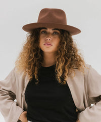 Zephyr Rancher Hat in Dark Oak