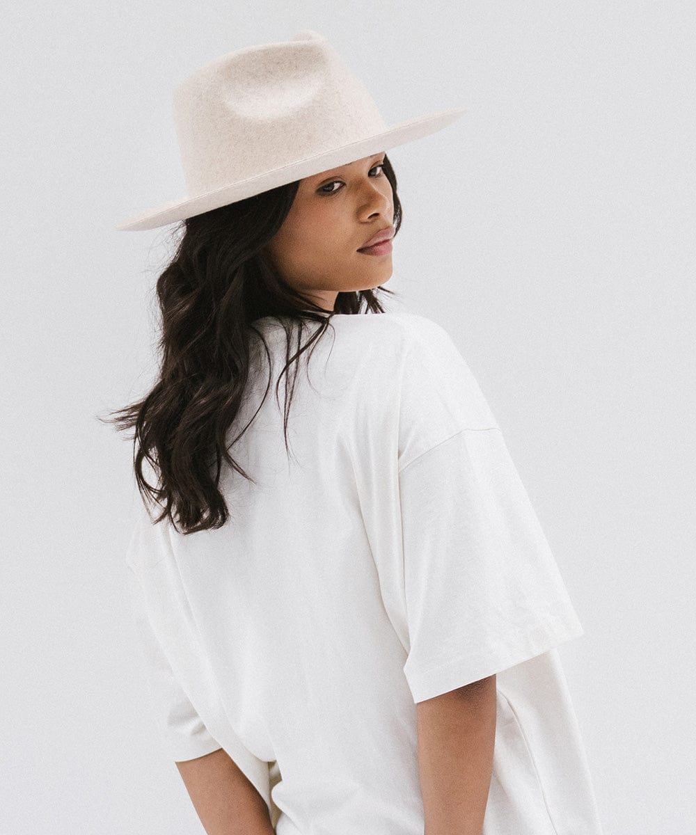Zephyr Rancher Hat in Mix Ivory