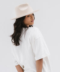 Zephyr Rancher Hat in Mix Ivory